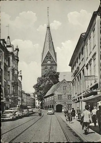 Flensburg Grosse Strasse Nodermarkt Autos Kat. Flensburg