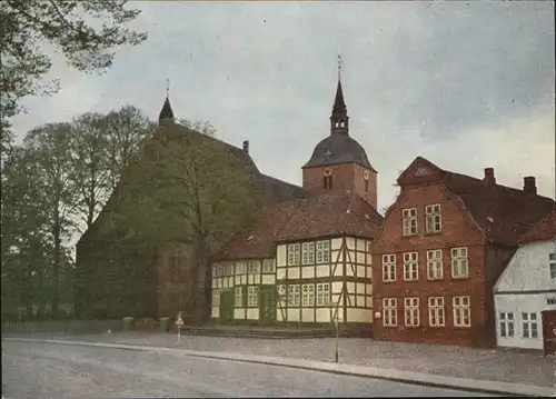 Burg Fehmarn An der Vogelfluglinie Kirche Heimatmuseum Fachwerk Kat. Fehmarn