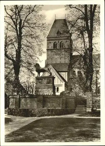 Ratzeburg Dom mit Loewen Kat. Ratzeburg