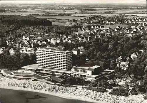 Timmendorfer Strand Fliegeraufnahme Strand Hotel Maritim Kat. Timmendorfer Strand