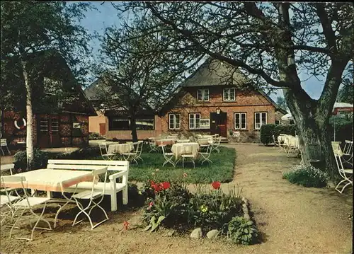 Gross Groenau Hotel Restaurant Absalonshorst Terrasse Kat. Gross Groenau