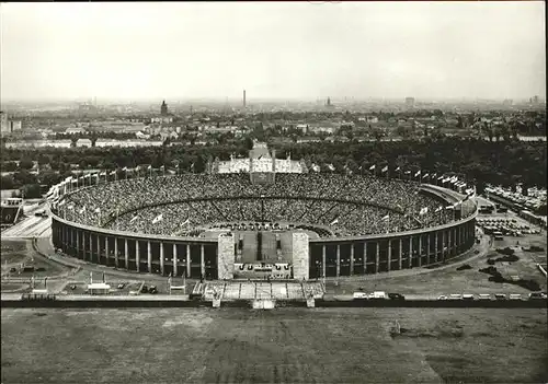 Berlin Fliegeraufnahme Olympia Stadion Kat. Berlin