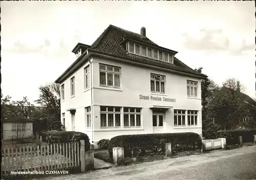 Cuxhaven Strand Pension Sanssouci Kat. Cuxhaven