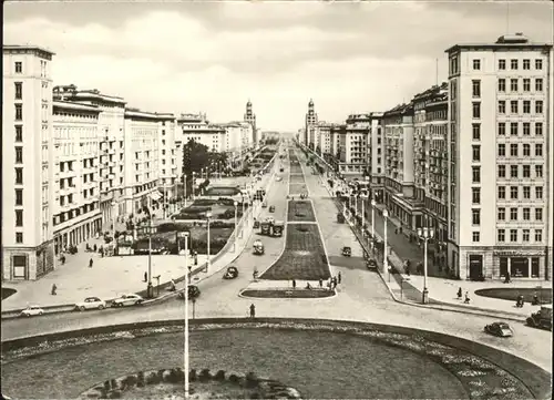 Berlin Stalinallee Autos  Kat. Berlin