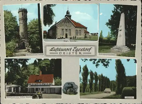Egestorf Deister Nordmannsturm Kriegerdenkmal Kinderheim Kat. Barsinghausen