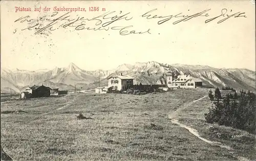 Gaisbergspitze Plateau Kat. Salzburg