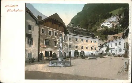 Hallstatt Salzkammergut Marktplatz / Hallstatt /Traunviertel