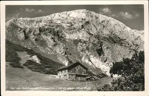 Hohes Brett Carl von Stahlhaus Torennerjoch Kat. Berchtesgaden