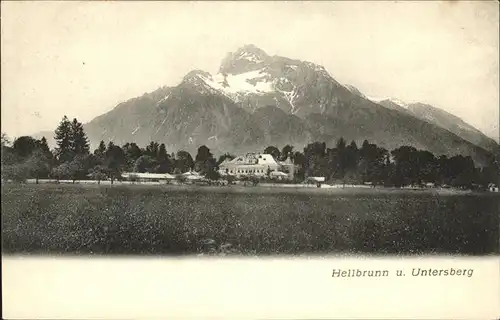 Hellbrunn Untersberg Kat. Salzburg