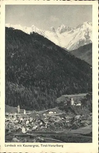 Landeck Tirol Kaunergrat Vorarlberg Kat. Landeck
