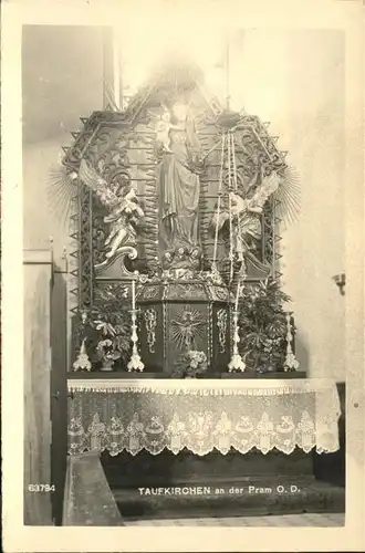 Taufkirchen Pram Altar Kat. Taufkirchen an der Pram