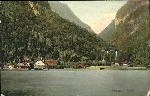 Gosau Oberoesterreich Muehle / Gosau Salzkammergut /Traunviertel