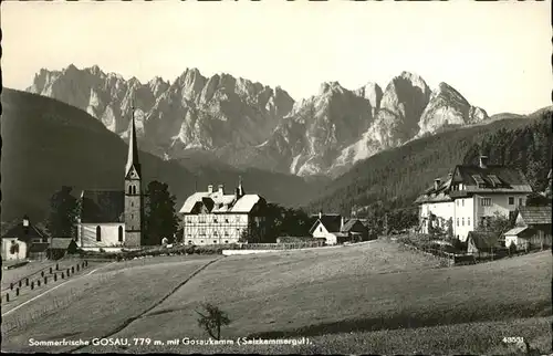 Gosau Oberoesterreich Gosaukamm / Gosau Salzkammergut /Traunviertel