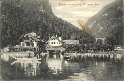 Gosau Oberoesterreich Muehle Hallstaetter See / Gosau Salzkammergut /Traunviertel