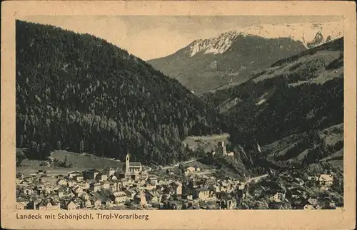 Landeck Tirol Schoenjoechl Tirol Vorarlberg Kat. Landeck