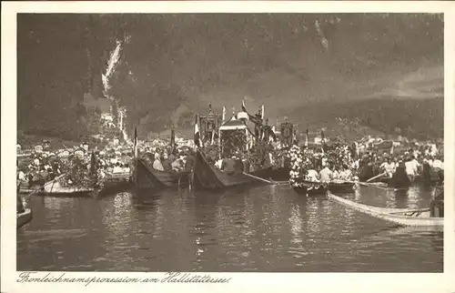 Hallstatt Salzkammergut Fronleichnamsprozession / Hallstatt /Traunviertel