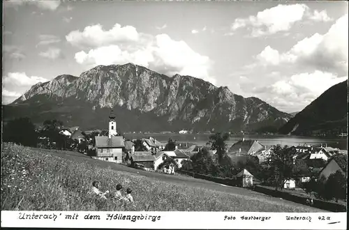 Unterach Attersee Hoellengebirge Kat. Unterach am Attersee