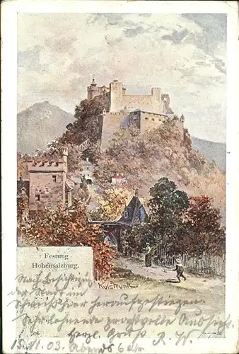 Hohensalzburg Festung Hohensalzburg Kat. Salzburg