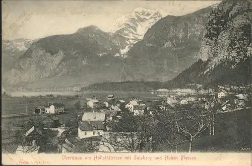 Hallstatt Salzkammergut Hallstaettersee Salzberg Hohen Plessen / Hallstatt /Traunviertel