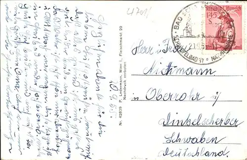 Bad Schallerbach Linzerheim Kurhaus Quelle  Kat. Bad Schallerbach