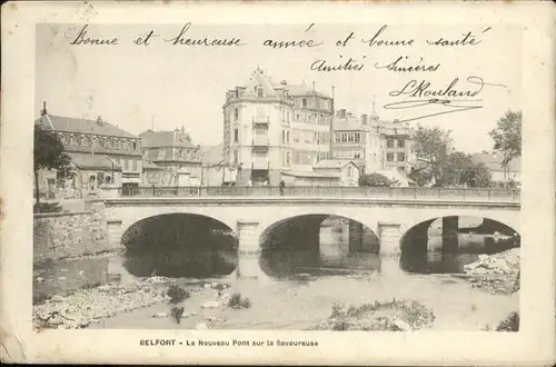 Belfort Alsace le Nouveau Pont sur la Savoureuse / Belfort /Arrond. de Belfort