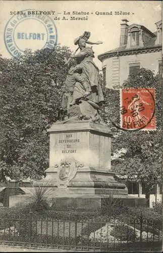 Belfort Alsace Belfort La Statue Quand Meme x / Belfort /Arrond. de Belfort