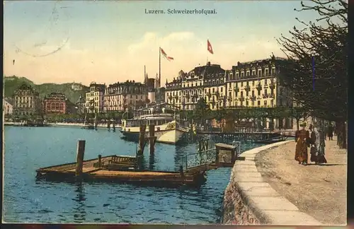 Luzern LU Schweizerhofquai Kat. Luzern