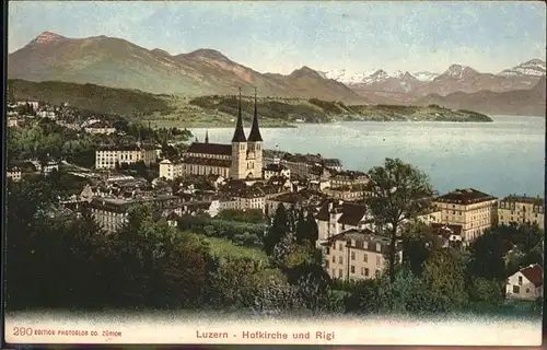 Luzern LU Hofkirche Rigi Kat. Luzern