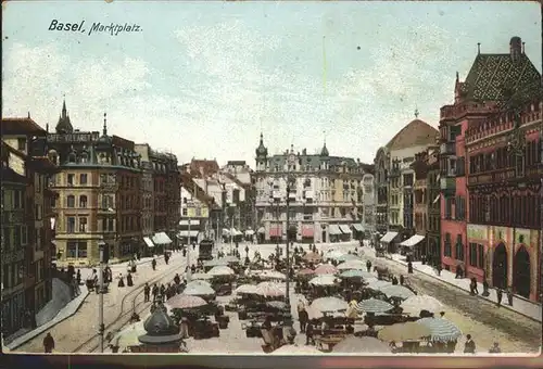 Basel BS Marktplatz Kat. Basel