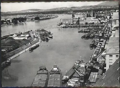 Basel BS Rheinhafen Teilansicht Kat. Basel