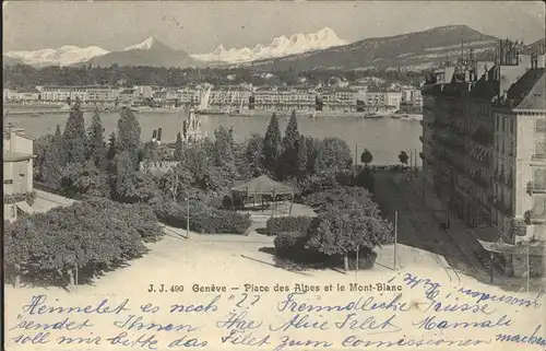 Geneve GE Alpes Mont Blance Kat. Geneve