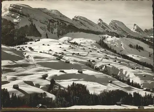 Churfirsten Skigebiet Obertoggenburg Iltios Kat. St Gallen