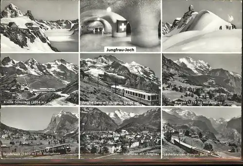 Jungfraujoch KleineScheidegg Grindelwald Jugfraubahn Kat. Jungfrau