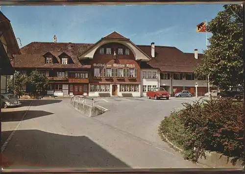 Zaeziwil Gasthaus zum weissen Roessli Kat. Zaeziwil