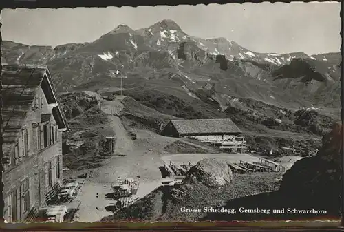 Grosse Scheidegg Gemsberg Schwarzhorn Kat. Scheidegg Grosse