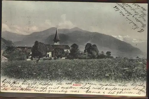 Aeschi Spiez Kirche Kat. Aeschi Spiez