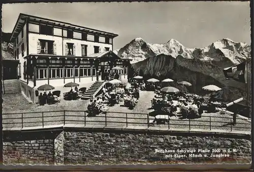 Schynige Platte Eiger Moench Jungfrau Kat. Schynige Platte