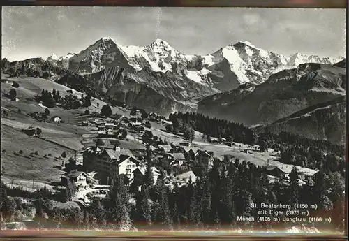 Eiger Grindelwald St. Beatenberg Moench Jungfrau Kat. Eiger