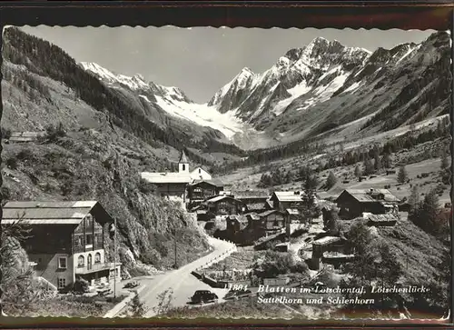 Blatten LU Loetschental Loetschenluecke Sattelhorn Kat. Blatten LU