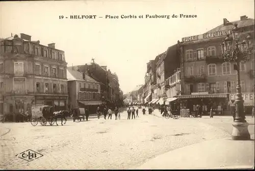 Belfort Alsace Place Corbis et Faubourg de France / Belfort /Arrond. de Belfort