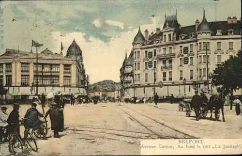 Belfort Avenue Carnot Kutsche Fahrrad x