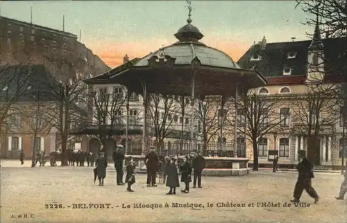 Belfort Kiosque Musique Chateau Hotel de Ville *