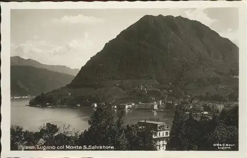 Lugano col Monte S. Salvatore Kat. Lugano