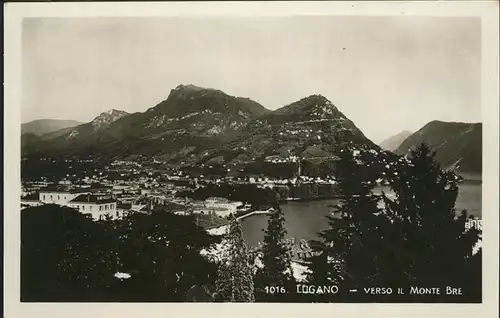 kk03374 Lugano TI Monte Bre Kategorie. Lugano Alte Ansichtskarten
