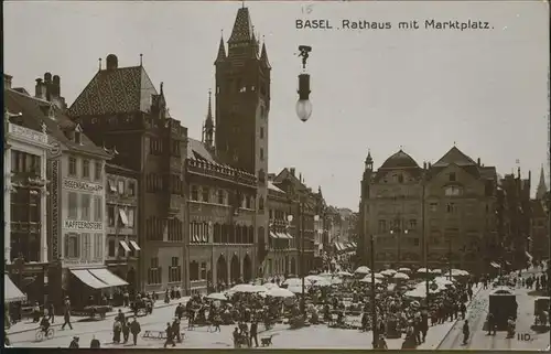 Basel BS Rathaus Marktplatz Kat. Basel