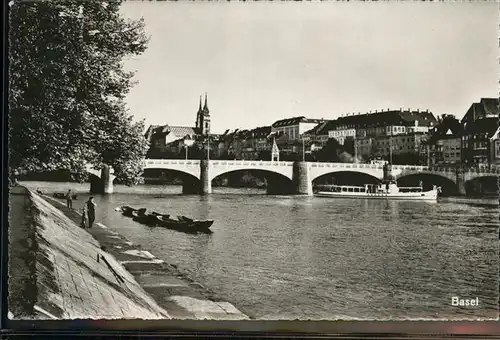 Basel BS Rheinbruecke Kat. Basel