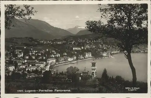 Lugano Paradiso Panorama Kat. Lugano Paradiso