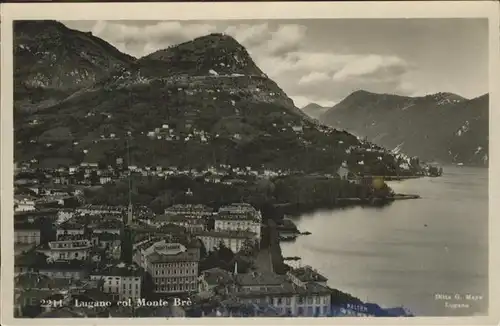 Lugano col Monte Bre Kat. Lugano