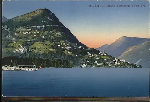 Castagnola Monte Bre Lago di Lugano Kat. Castagnola