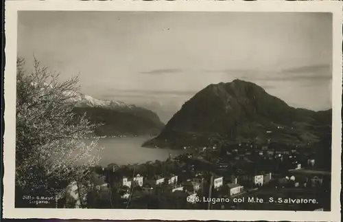 Lugano col Monte S. Salvatore Kat. Lugano